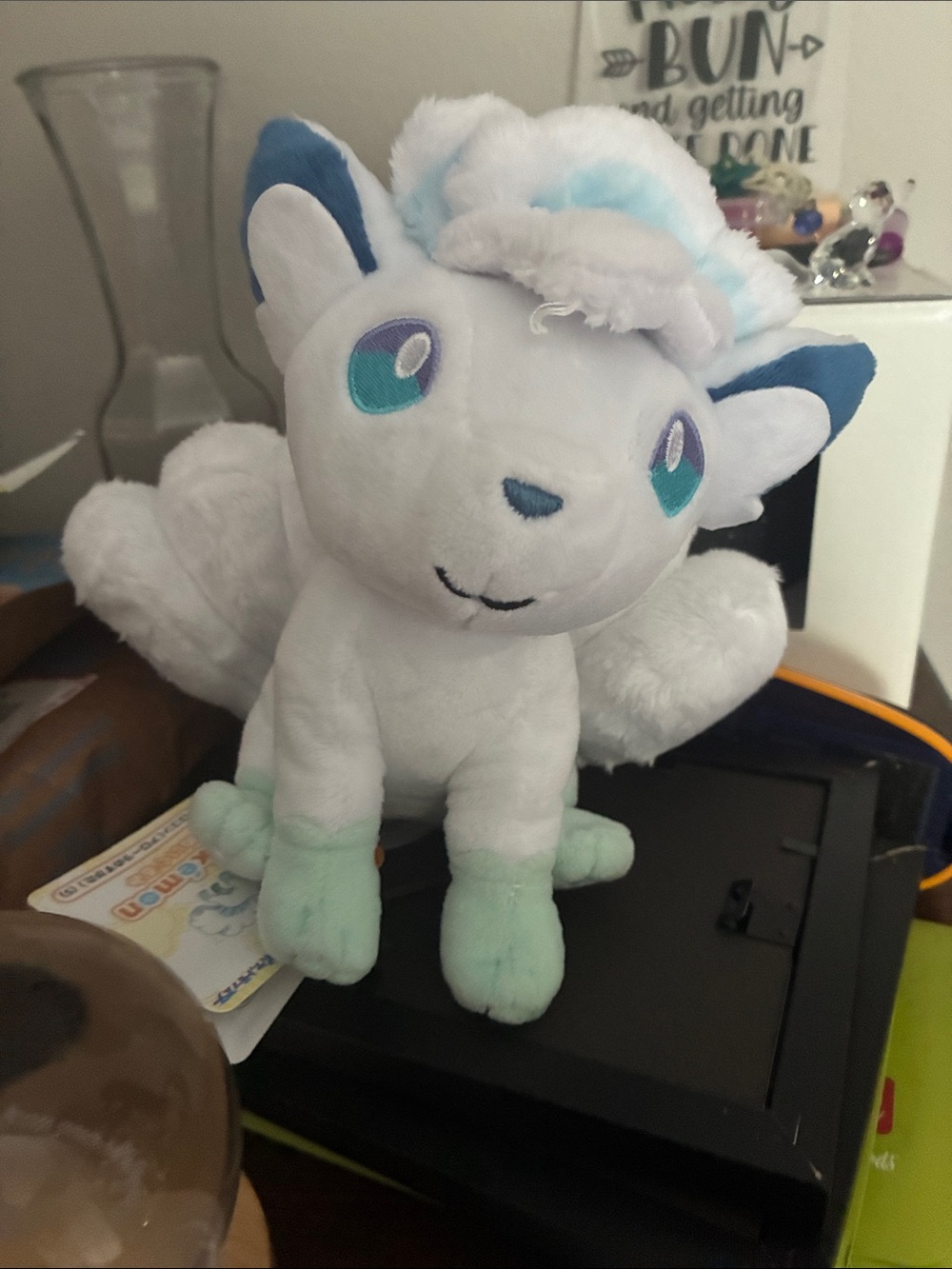 Cute White & Mint Vulpix Plush